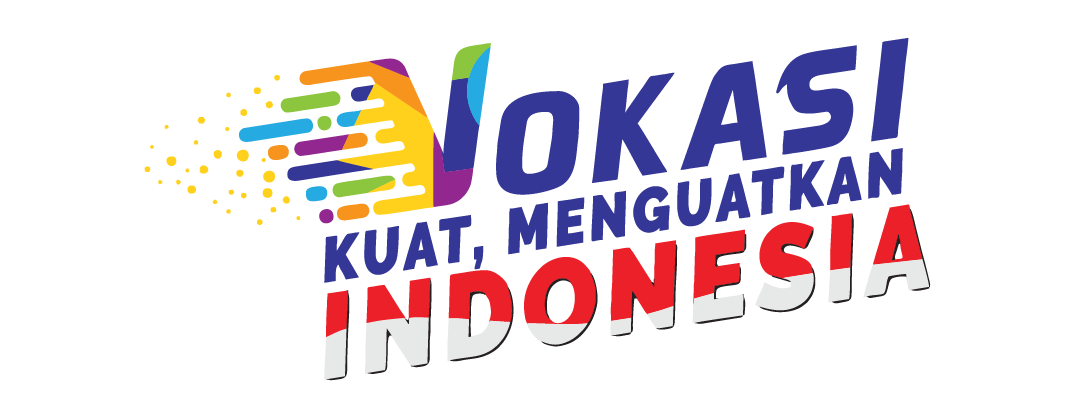 Logo Vokasi Kuat Menguatakn Indonesia